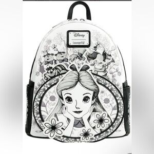 NWT - Disney Alice In Wonderland Loungefly Backpack